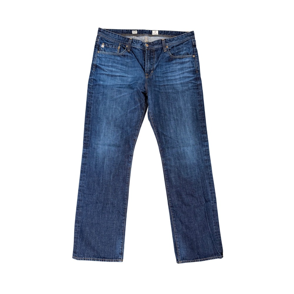 AG Adriano Goldschmied Protege Straight Leg Jeans Dark Wash 100% Cotton Size 38